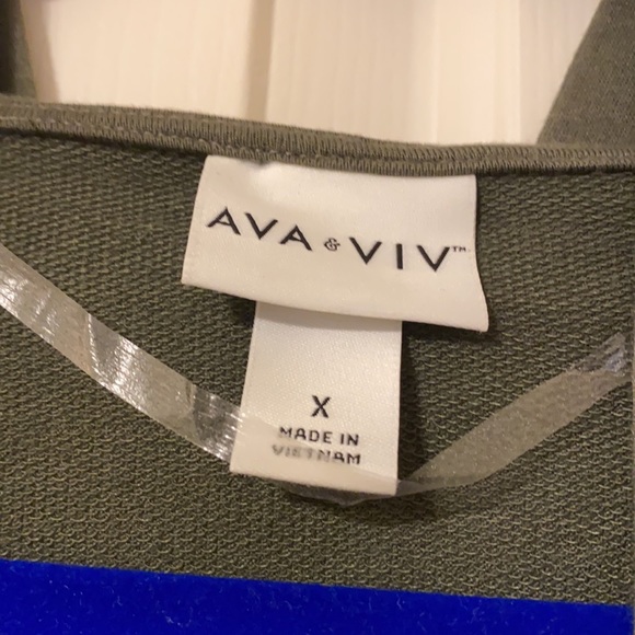 Ava &Viv olive green coverup - Picture 5 of 5